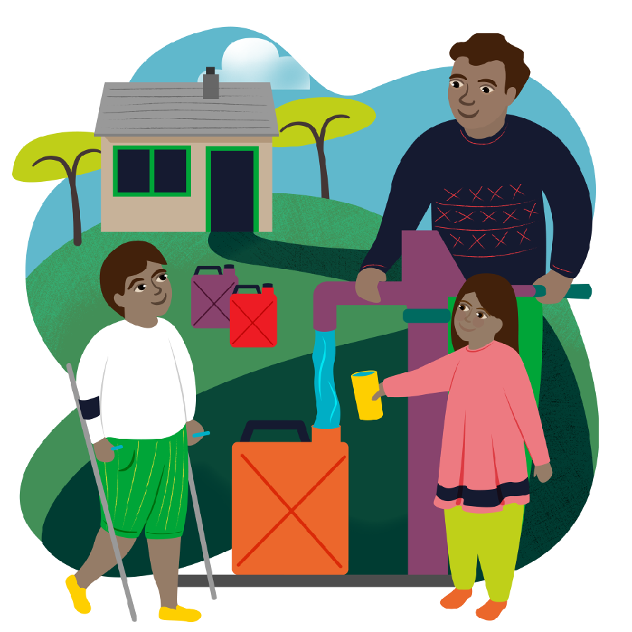 Water for a family for schools