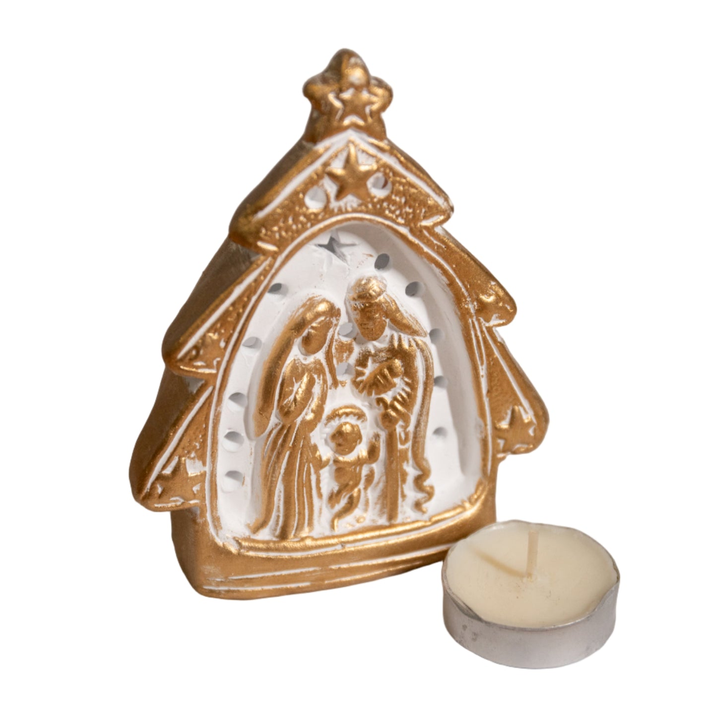 Nativity tealight