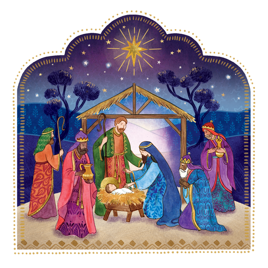 Christmas cards: Bold nativity