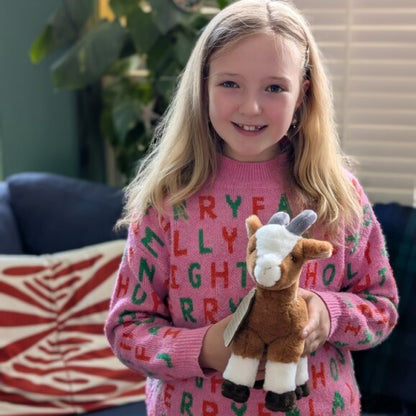 Goat cuddly toy