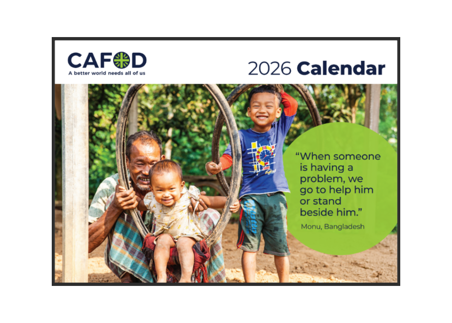 CAFOD's 2026 calendar