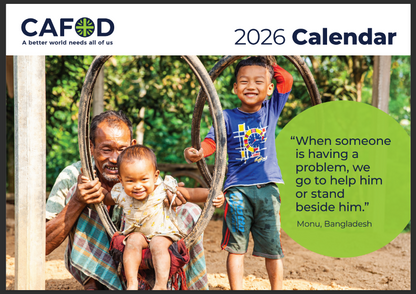 CAFOD's 2026 calendar