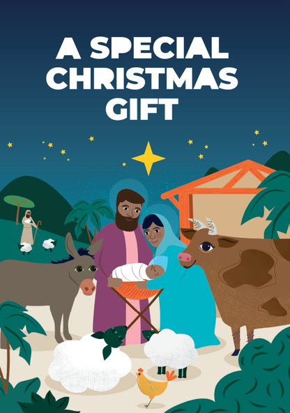 Christmas Stable card