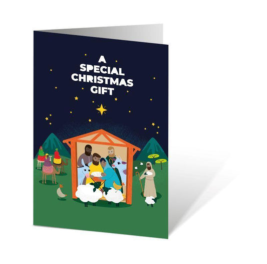 Christmas Stable card