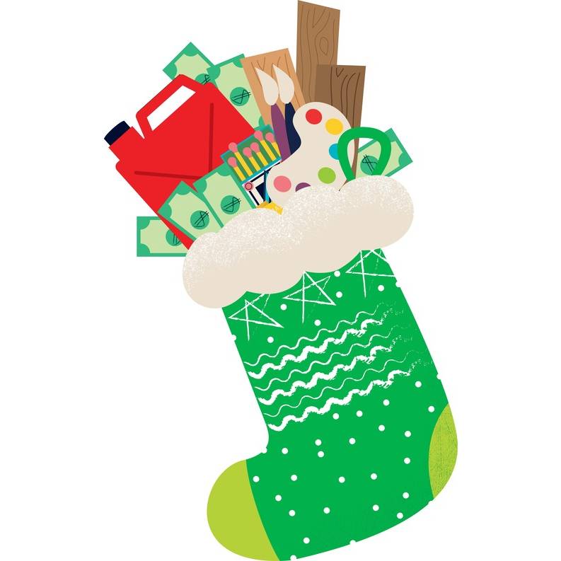 Christmas stocking for schools