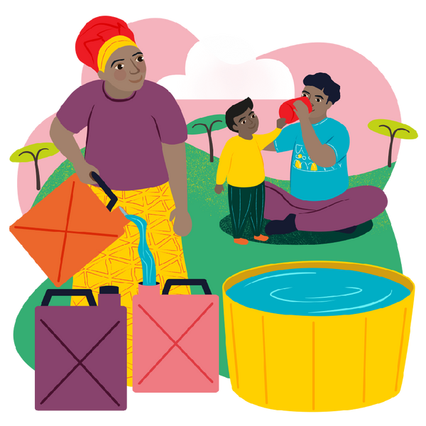Water for ten families (for schools)