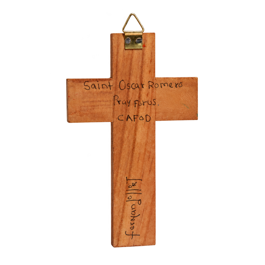 Reverse of Romero cross with transparent background