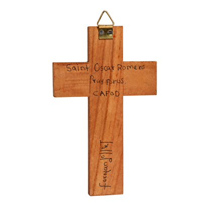 Reverse of Romero cross with transparent background