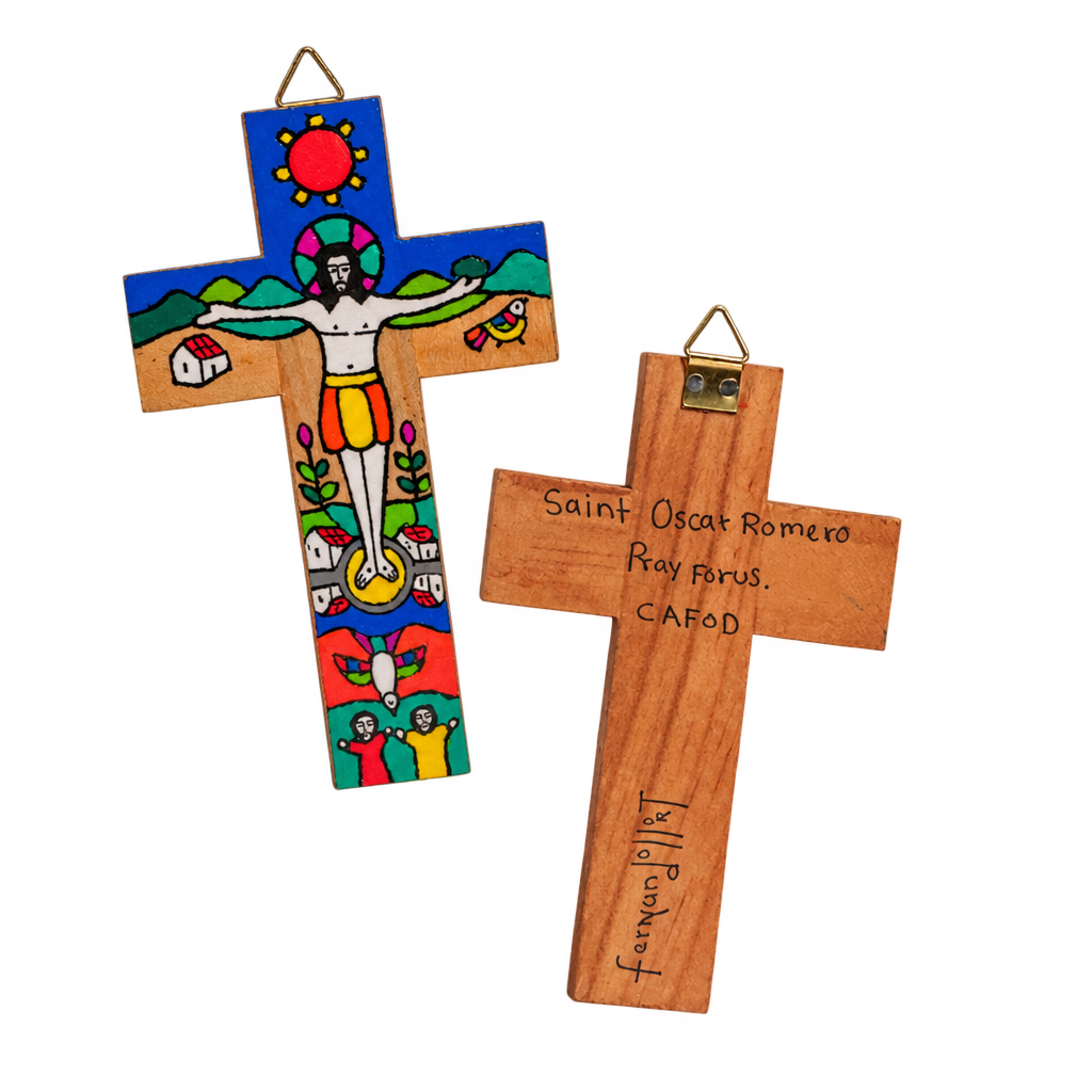 Romero crosses with the white background removed