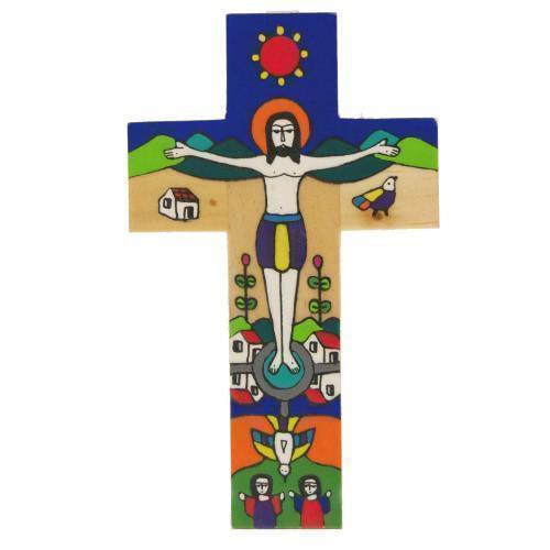 Hand painted Romero cross